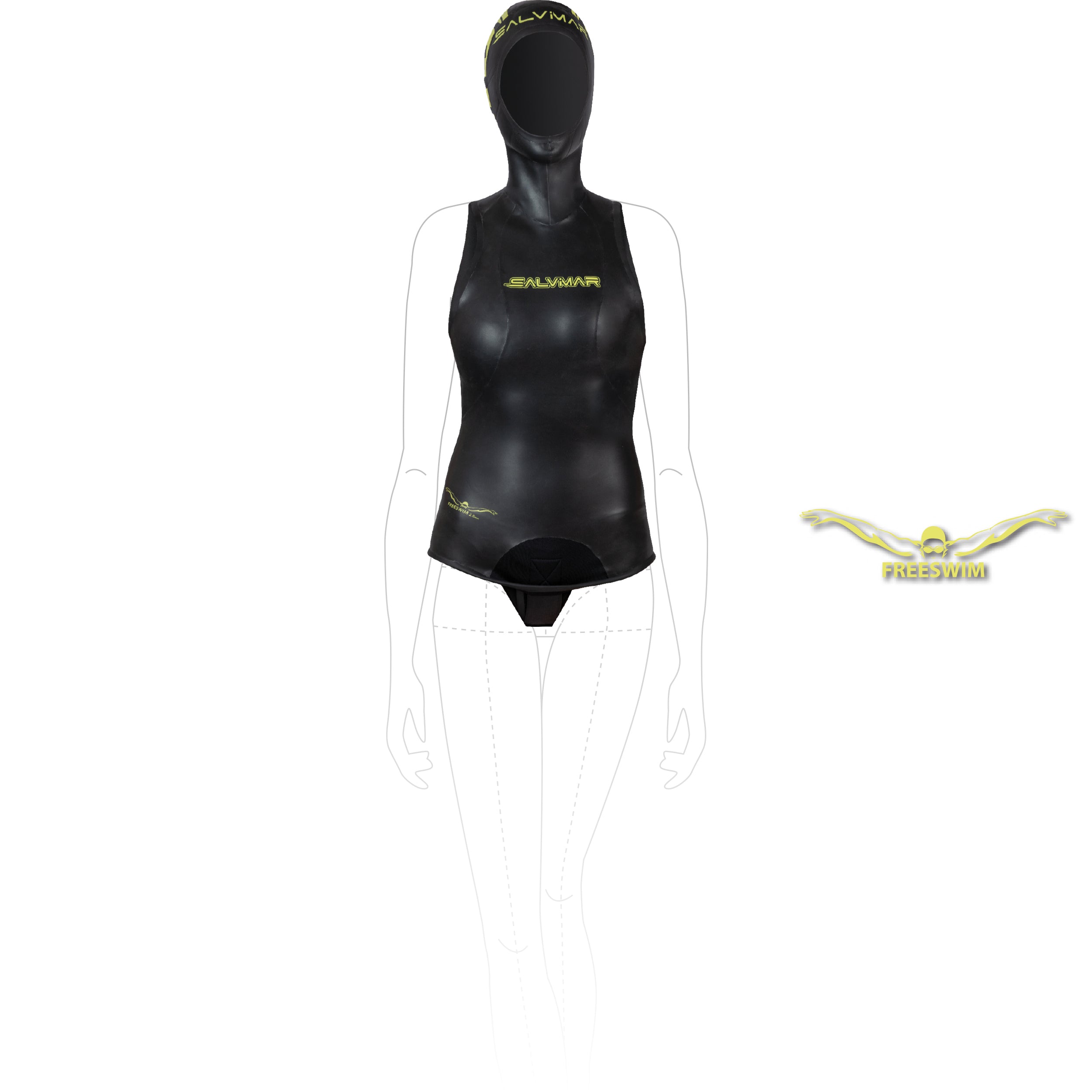 Swim Skin Lady - Sottomuta Con Cappuccio
